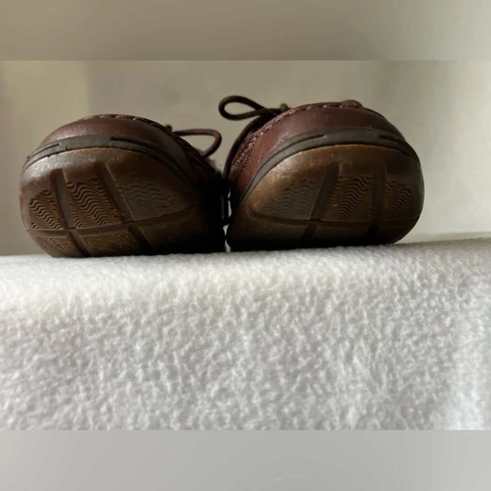 Clark’s Unstructured Leather Men’s Brown Boat Shoes